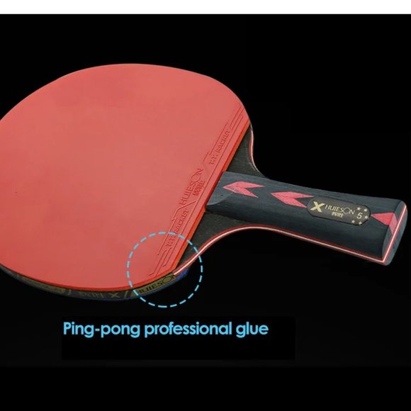 2pc Ping Pong Rackets Set 5 Star Offensive Table Tennis Racket with Fine Contr - Picture 13 of 15